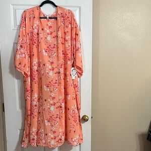 The Pioneer Woman Coral Floral Wrap